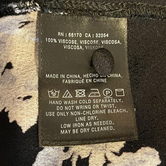 Anthropologie Maeve Black And White Floral Ruffle Blouse - Picture 9 of 10